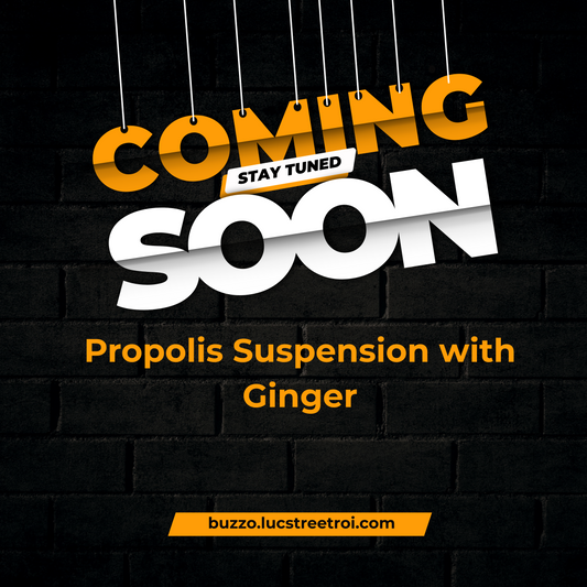 Buzzo Propolis Suspension with Ginger- Coming Soon